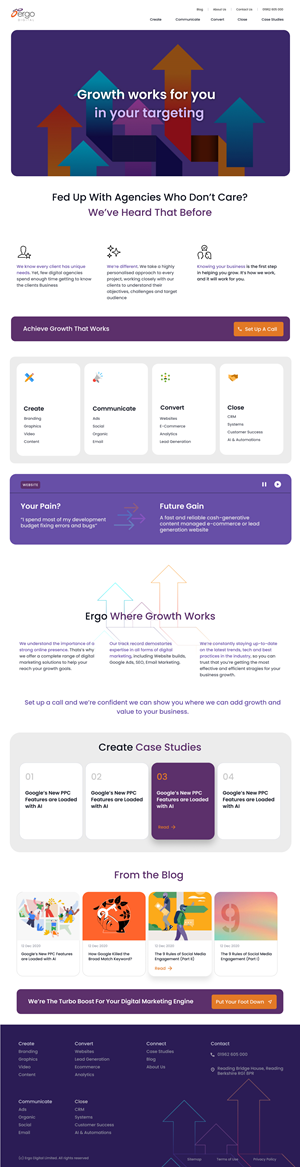 Web Design by kapilmoon for Ergo Digital Limited | Design: #30623205