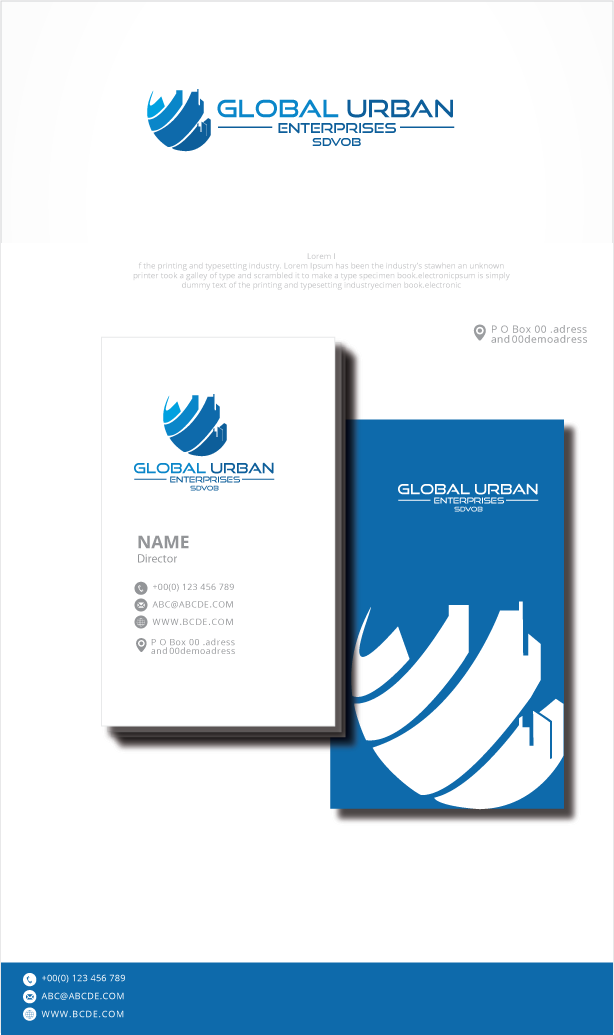 Logo Design by zebronicgraphic for Global Urban Enterprise dba AmBuild | Design #30606182