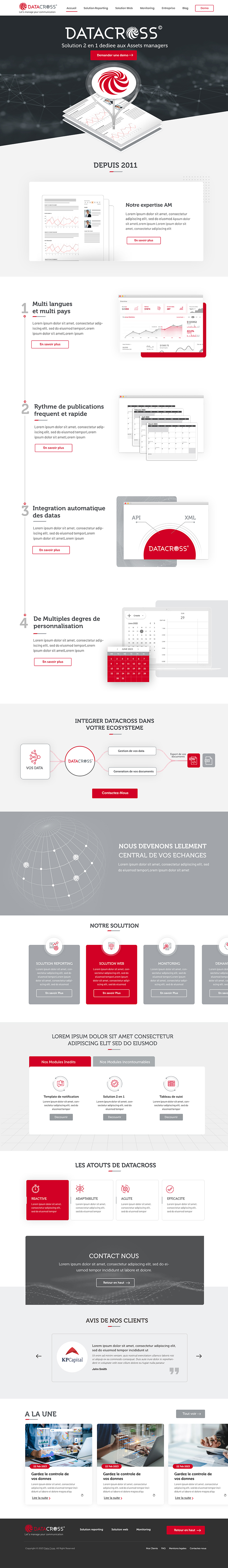 Web Design par Blue Sparrow pour Digitalcube | Design #30627747