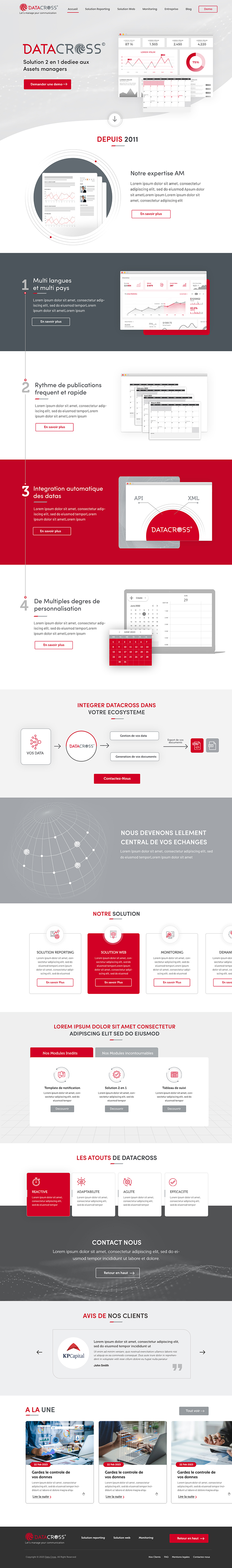Web Design by Blue Sparrow for Digitalcube | Design #30628089
