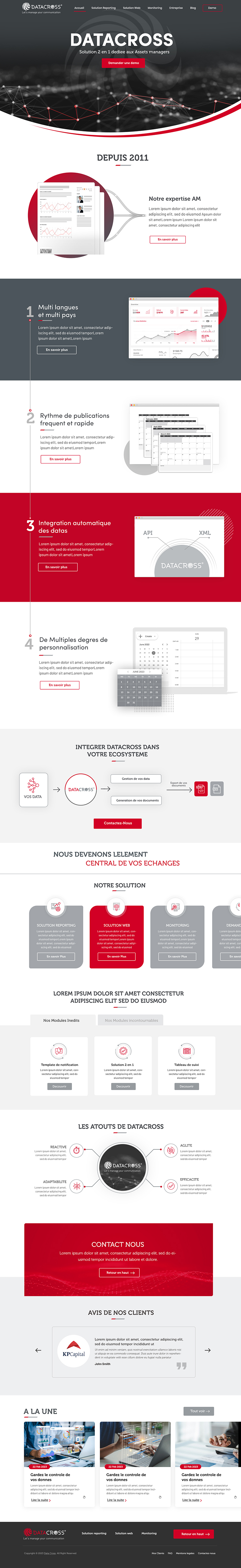 Web Design par Blue Sparrow pour Digitalcube | Design #30628596