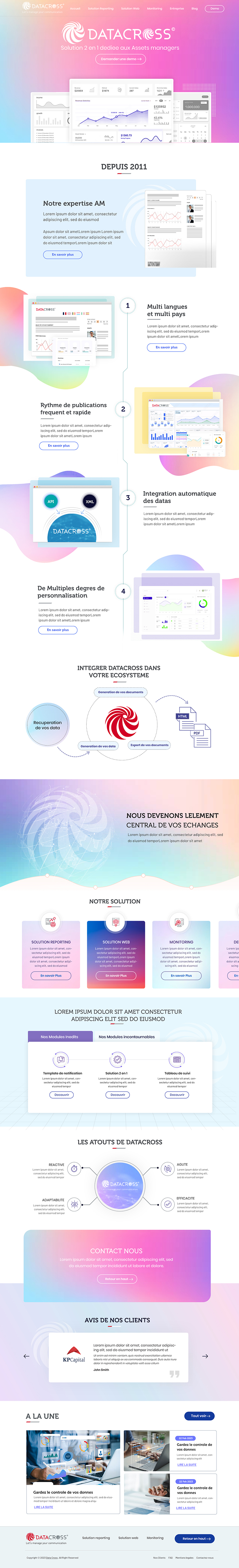 Web Design by Blue Sparrow for Digitalcube | Design #30638615