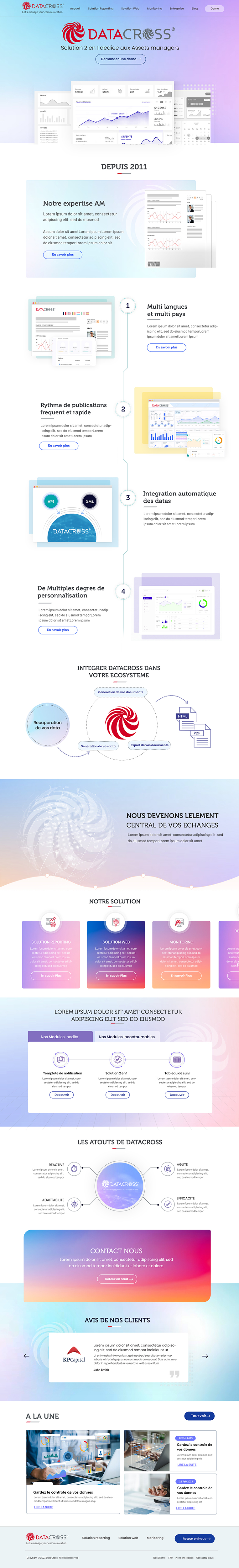 Web Design by Blue Sparrow for Digitalcube | Design #30638616