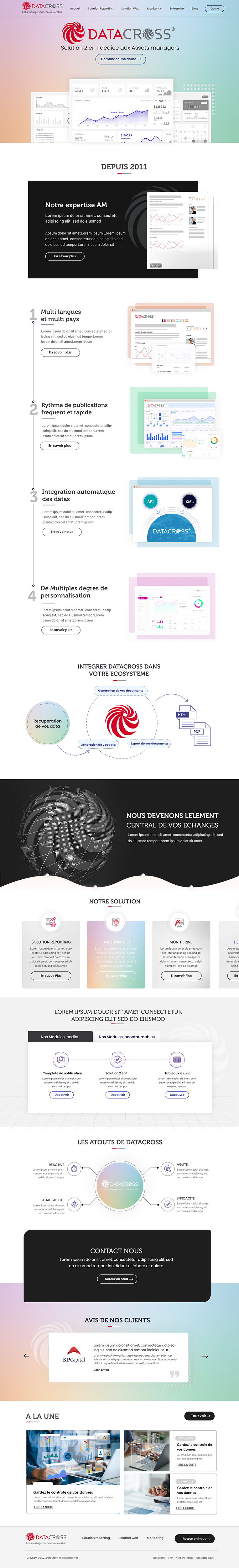 Web Design by Blue Sparrow for Digitalcube | Design #30642416