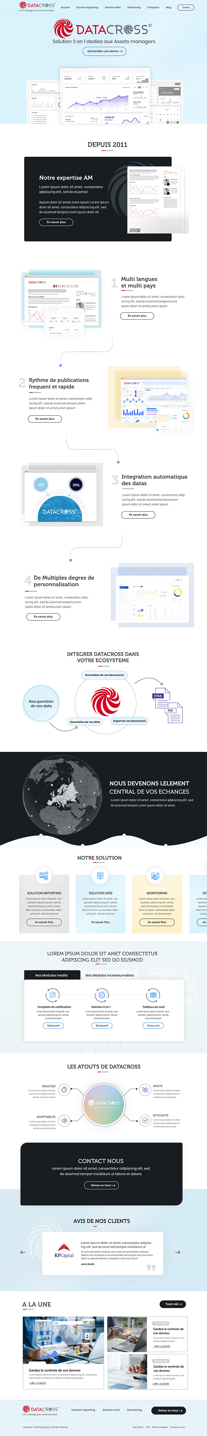 Web Design par Blue Sparrow pour Digitalcube | Design #30643760