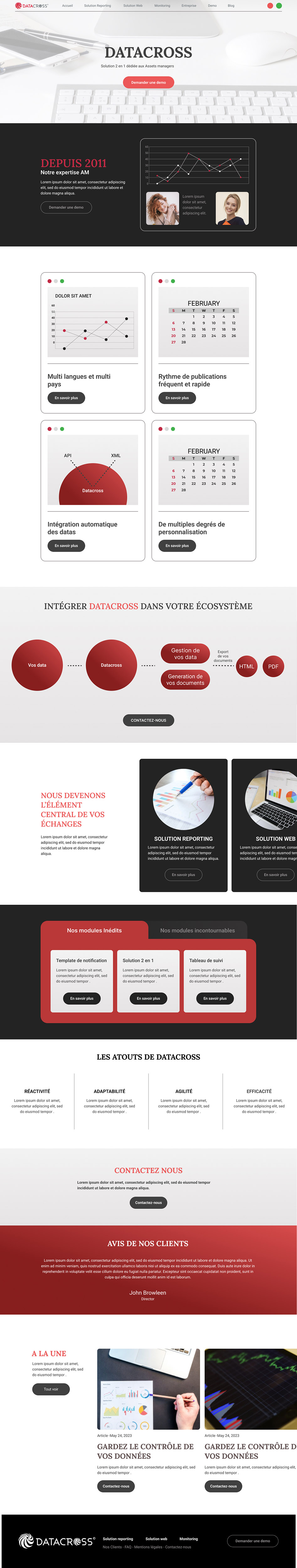 Web Design by Lauren for Digitalcube | Design #30628093