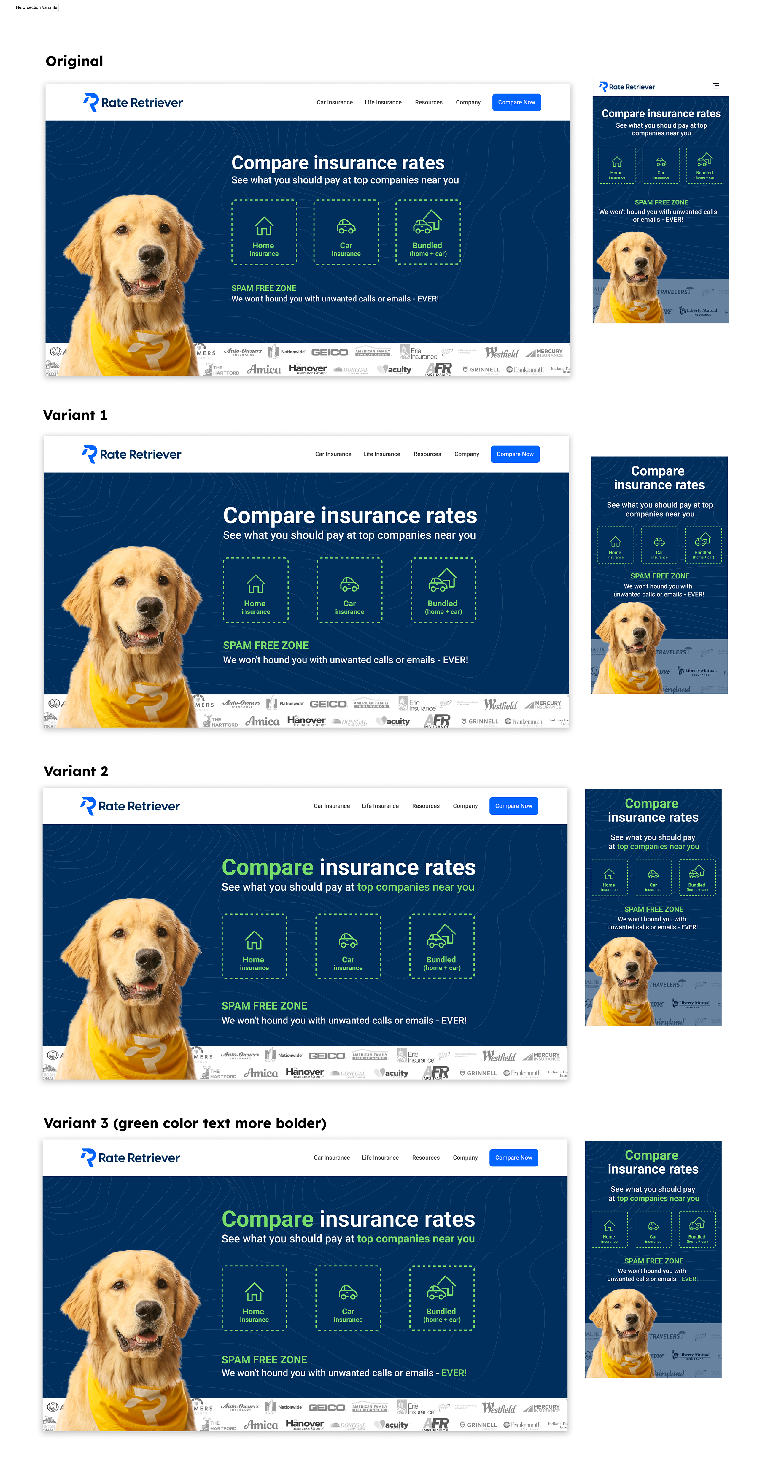 Web Design by AleBu for Rate Retriever | Design #30786900