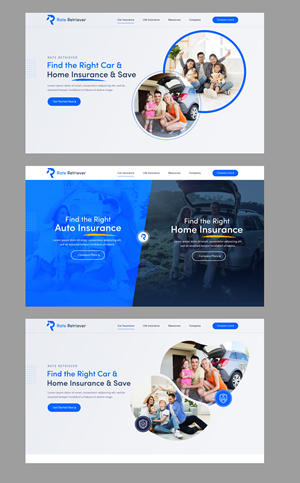 Web Design by pb for Rate Retriever | Design: #30607623