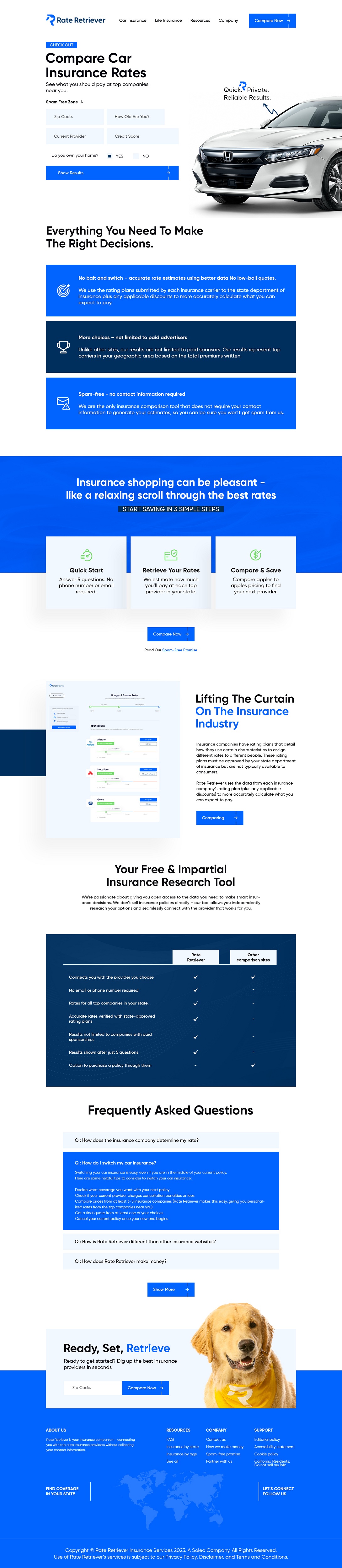 Diseño Web por nzdesigners para Rate Retriever | Diseño #30634839