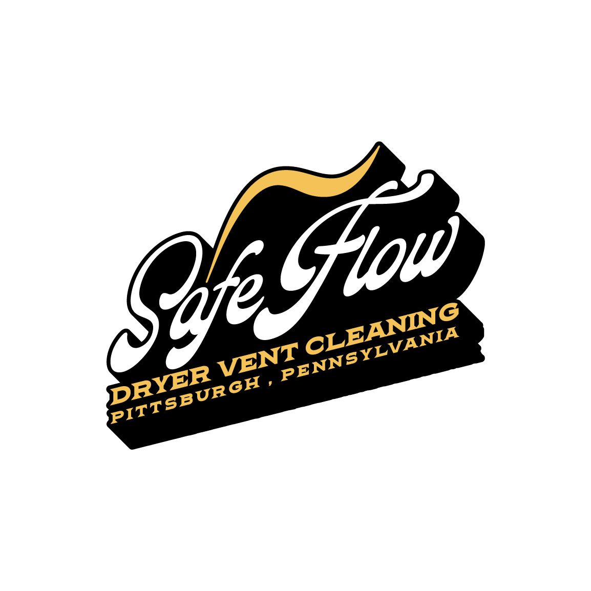 Elegant, Playful, Dryer Vent Cleaning Logo Design for SafeFlow Dryer