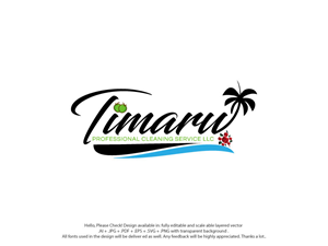 Diseño de Logo por skart para Timaru Professional Cleaning Service LLC | Diseño: #30608727