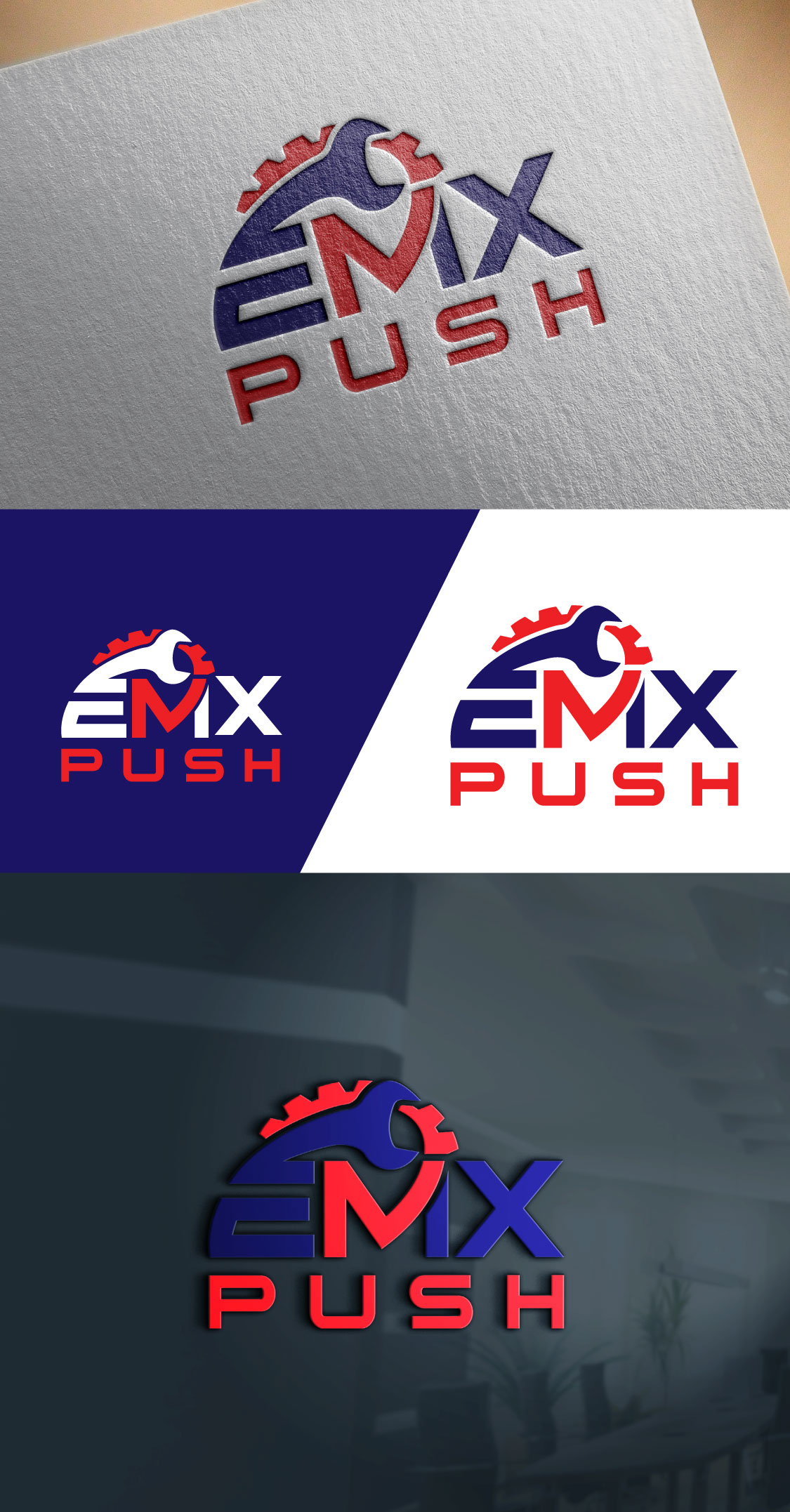 Logo-Design von amran mollaa für EMX PUSH AS | Design #30608347