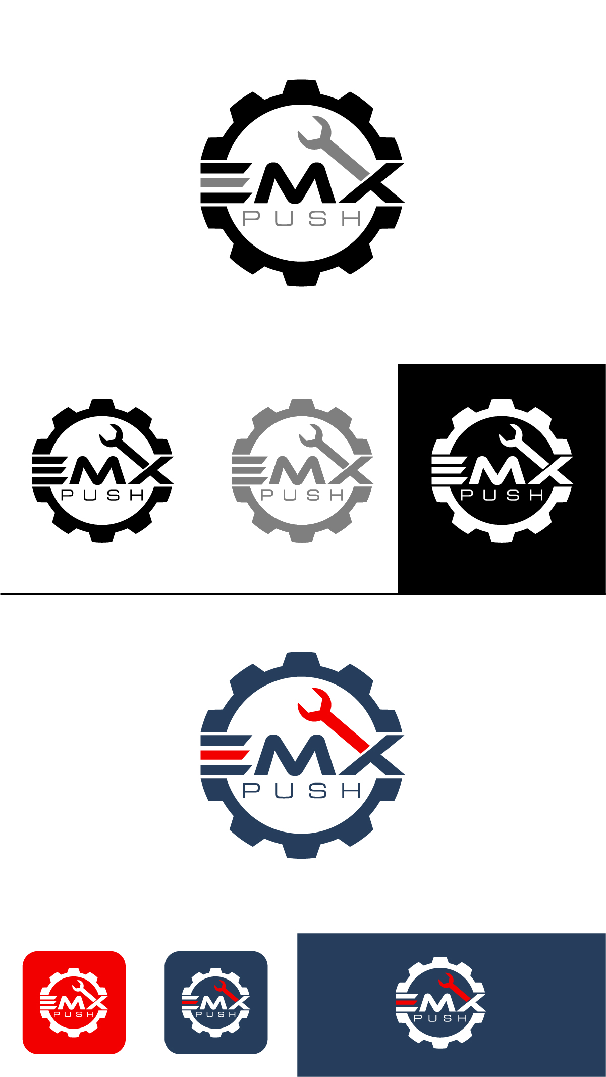 Logo Design by Owltive for EMX PUSH AS | Design #30615111