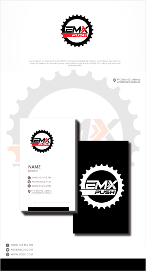 Logo Design by zebronicgraphic for EMX PUSH AS | Design: #30608680