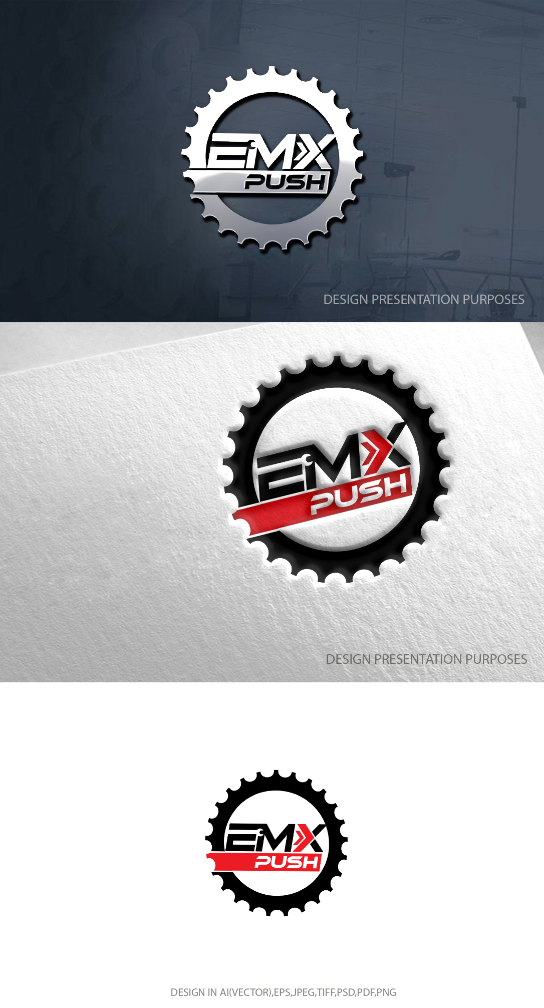 Logo-Design von zebronicgraphic für EMX PUSH AS | Design #30608681