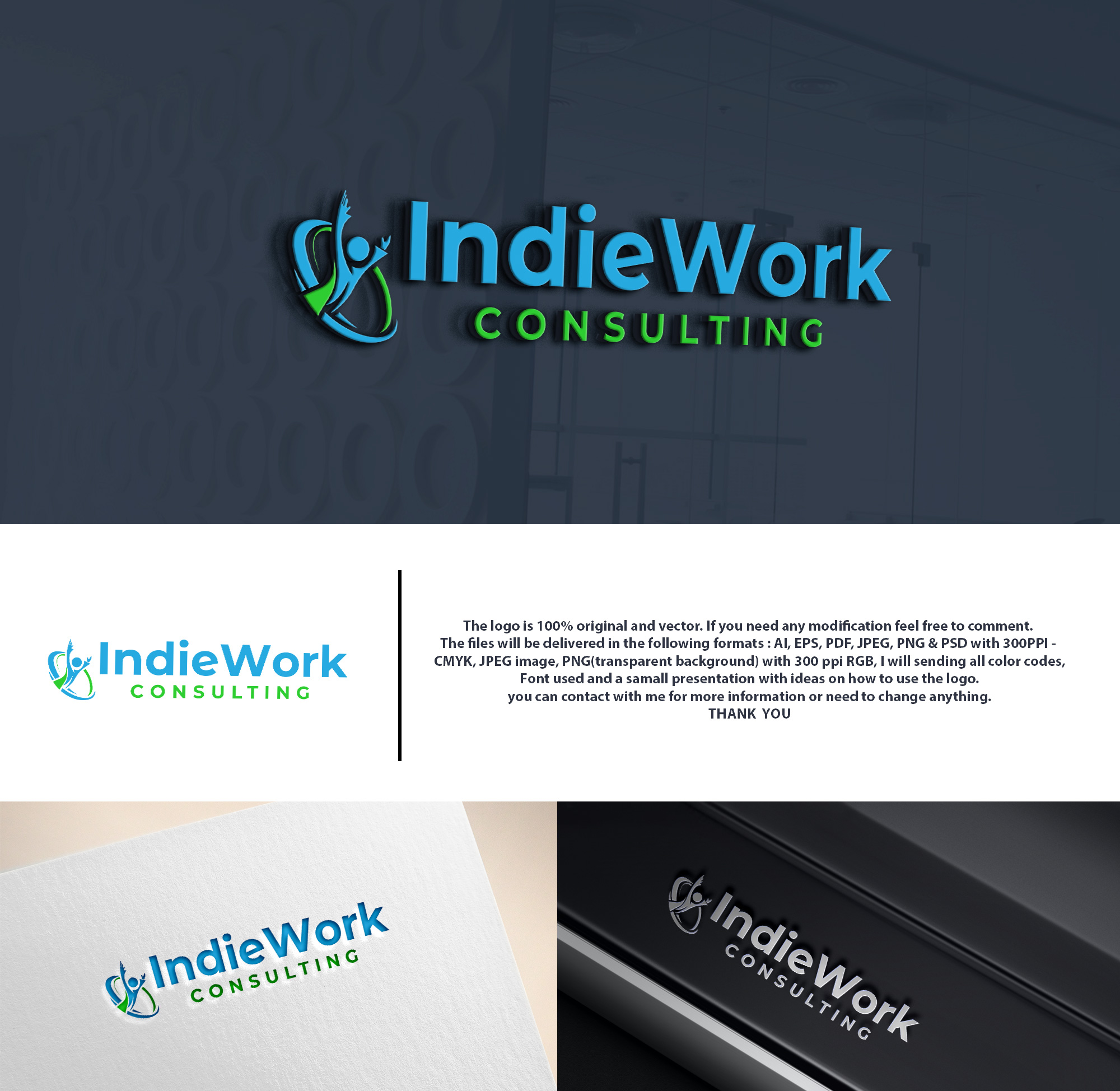 Design de Logo par DesignHour pour IndieWork Consulting | Design #30620104