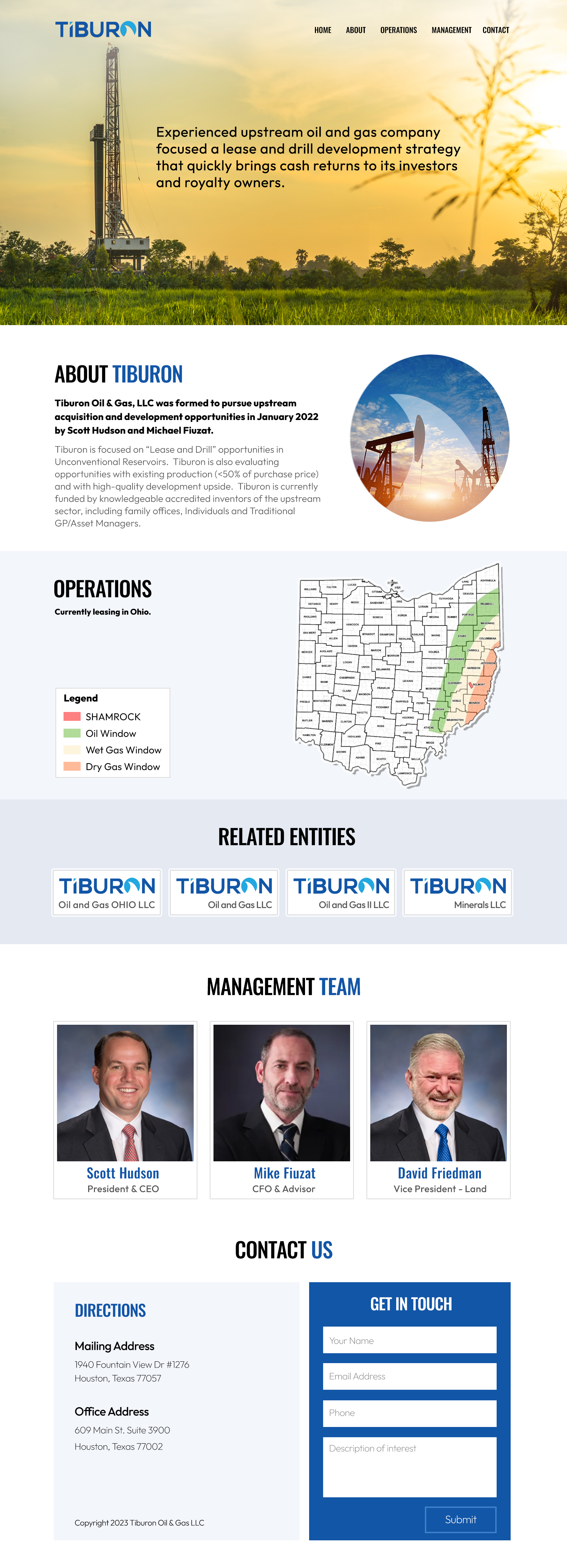 Web Design by M79 for Tiburon OIl and Gas | Design #30625023