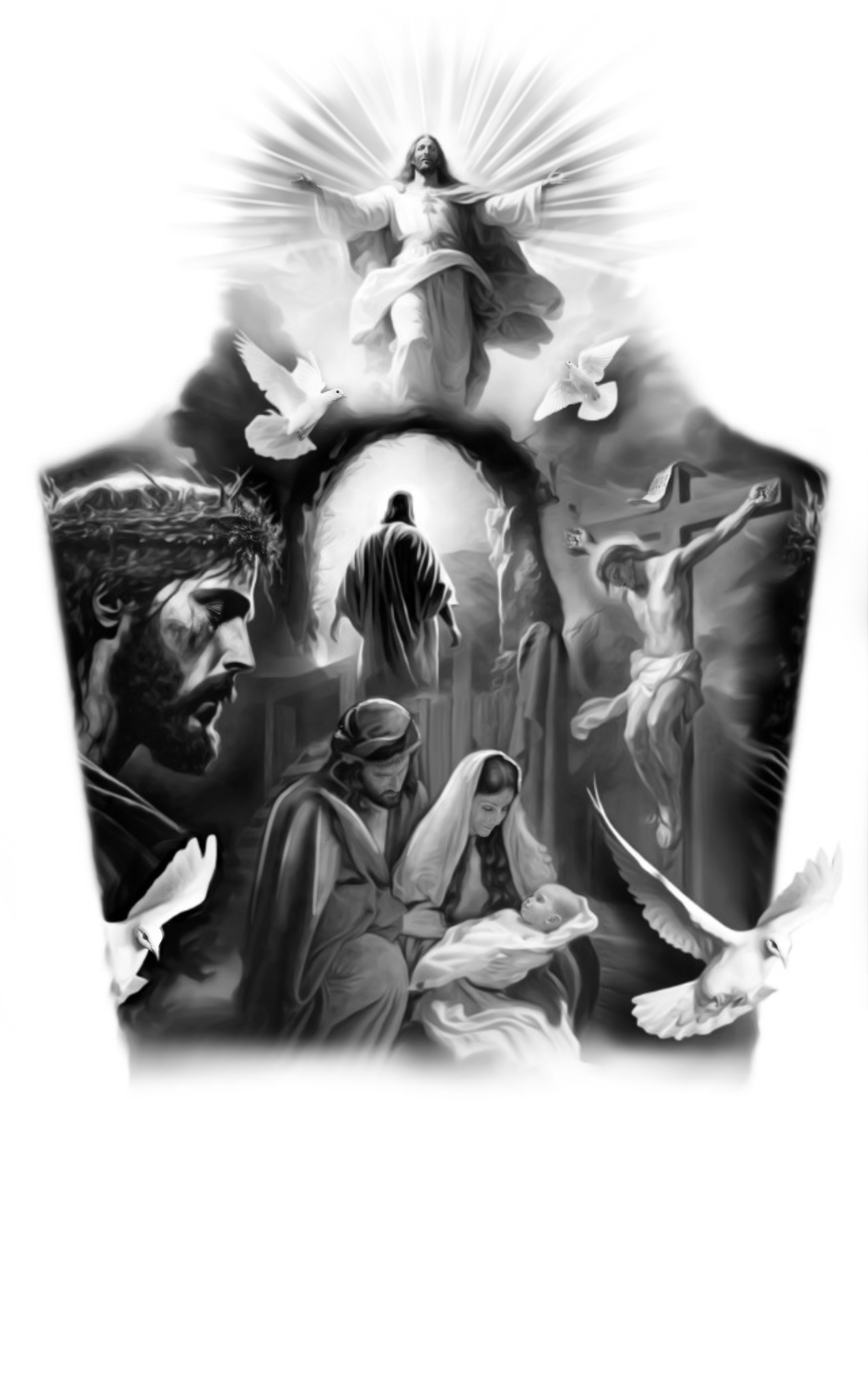 Tattoo Design by rafaelcame 2 for this project | Design #30642270