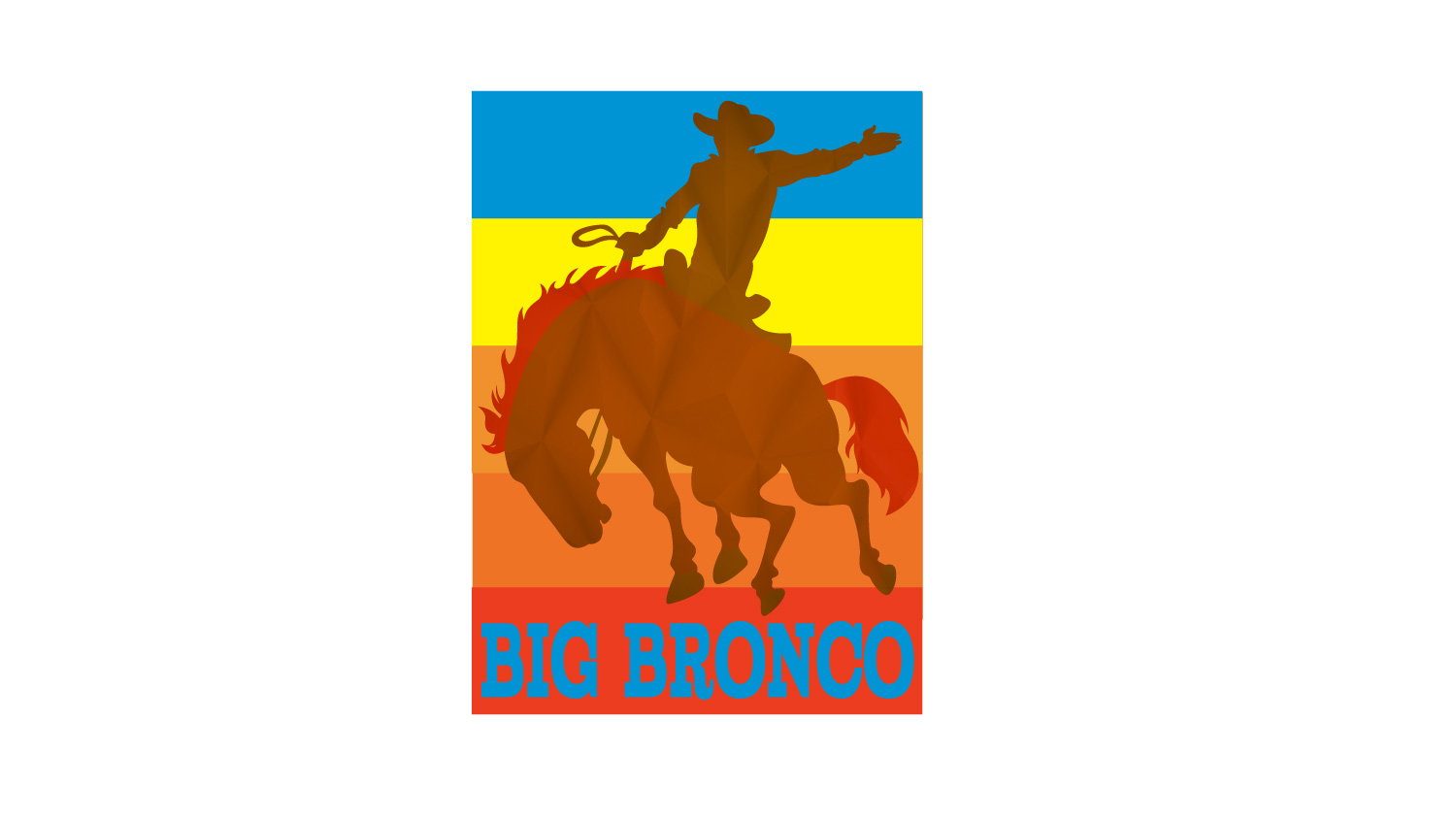 Logo Design by cafemountdesigns for Big Bronco | Design #30613965