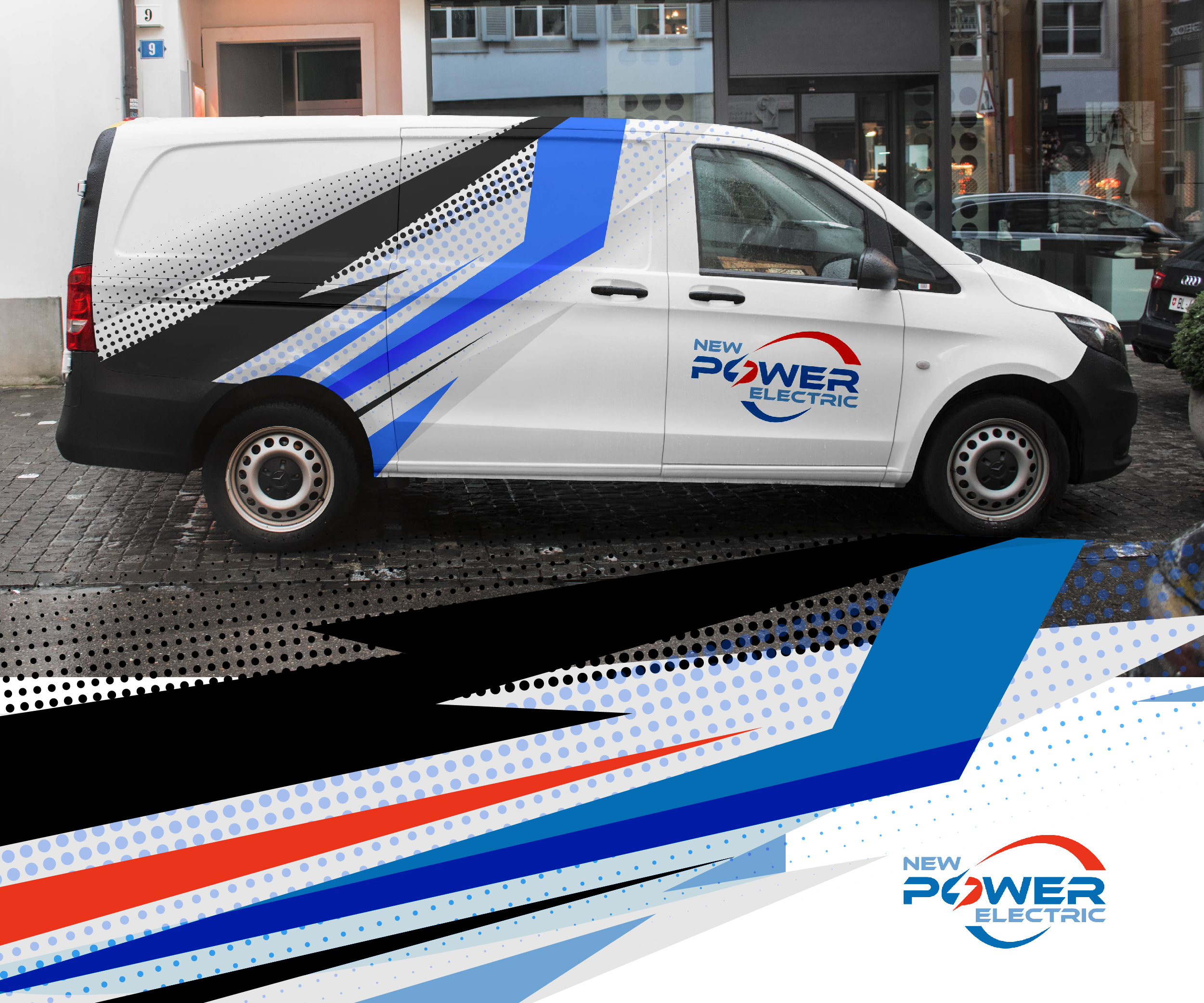 Car Wrap Design by ShakiJav for New Power Electric | Design #30632807