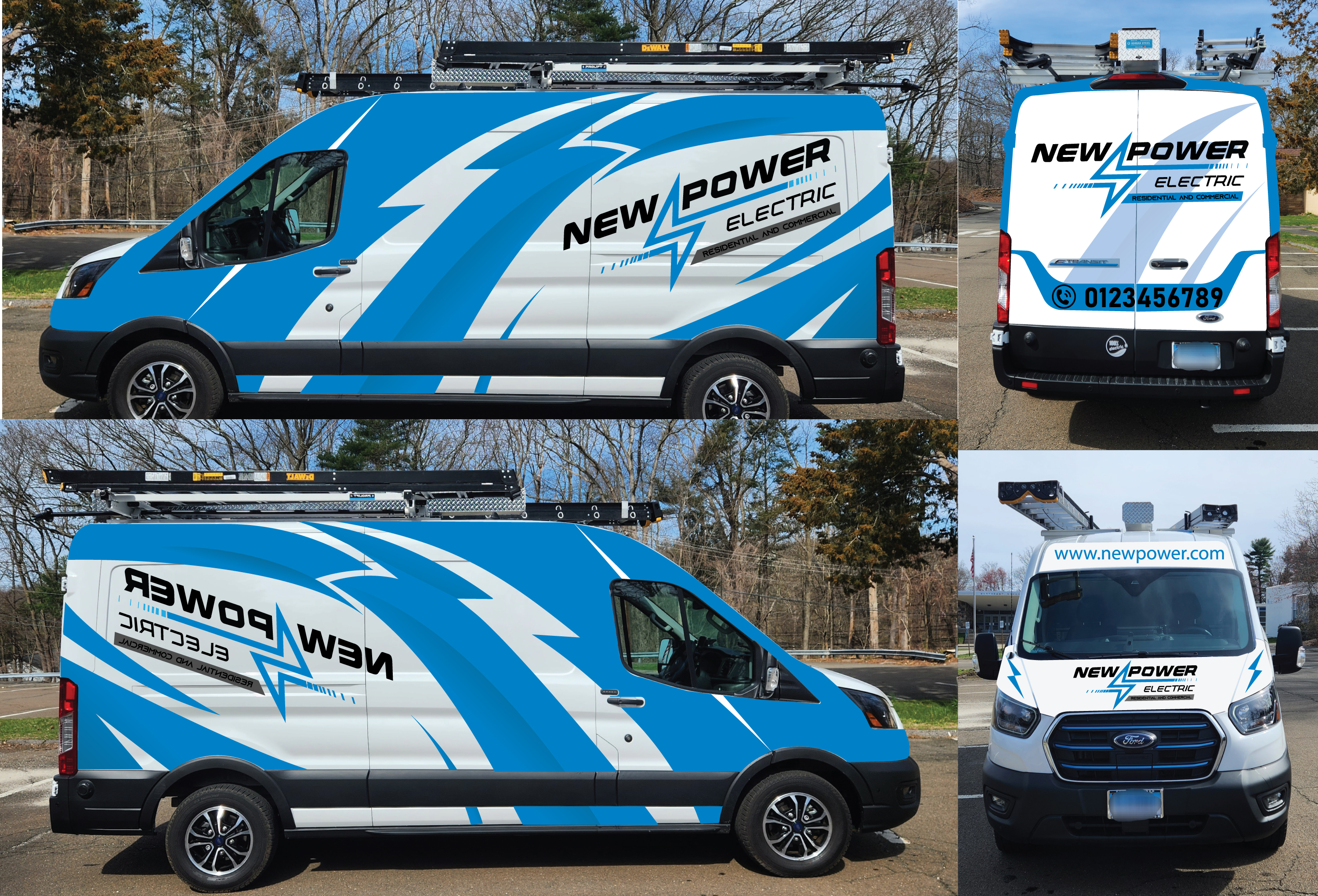 Car Wrap Design by Baba8 for New Power Electric | Design #30661438