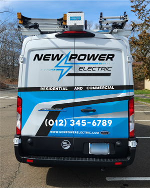 Diseño de Rotulación de Vehículo por AgGraphix para New Power Electric | Diseño: #30657141