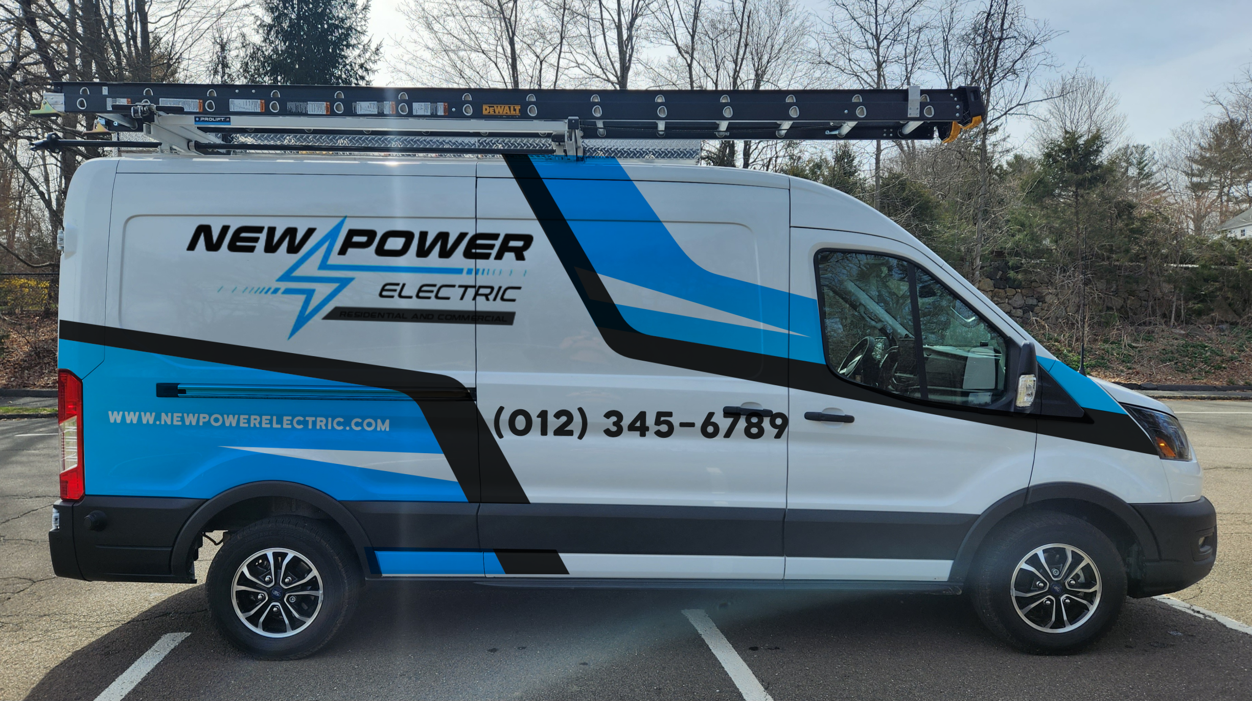 Car Wrap Design by AgGraphix for New Power Electric | Design #30657143