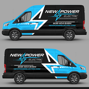 Diseño de Rotulación de Vehículo por rajagee para New Power Electric | Diseño: #30645663