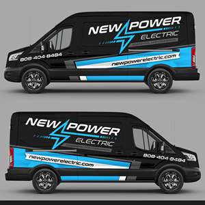 Diseño de Rotulación de Vehículo por rajagee para New Power Electric | Diseño: #30645923