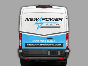 Diseño de Rotulación de Vehículo por rajagee para New Power Electric | Diseño: #30687466