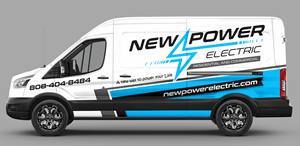 Diseño de Rotulación de Vehículo por rajagee para New Power Electric | Diseño: #30723672