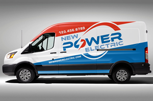 Diseño de Rotulación de Vehículo por Adi Saos para New Power Electric | Diseño: #30614544