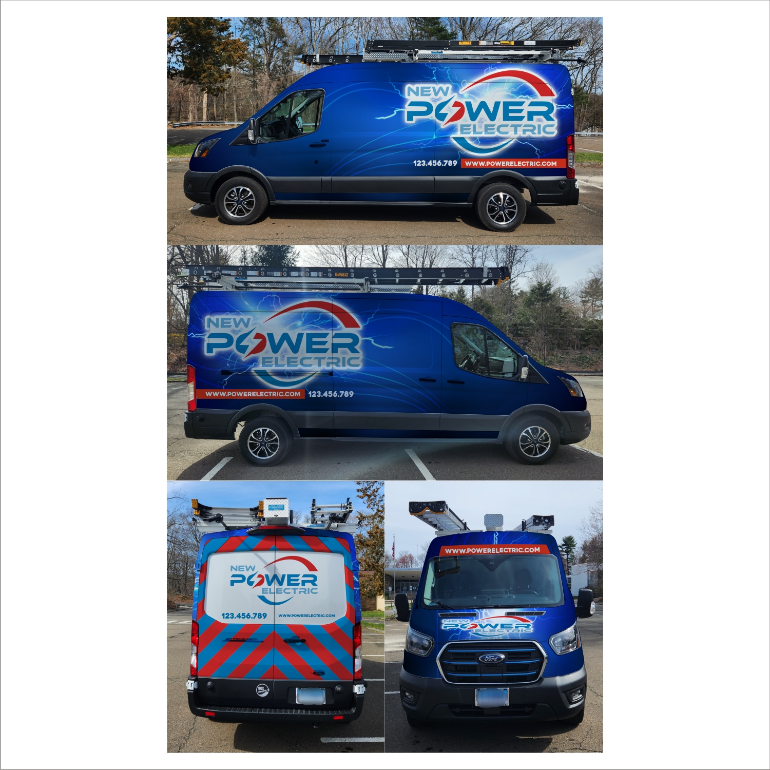 Car Wrap Design by DG+ for New Power Electric | Design #30617066