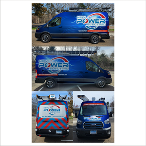 Car Wrap Design by DG+ for New Power Electric | Design: #30617066