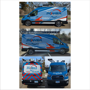 Car Wrap Design by DG+ for New Power Electric | Design #30621445