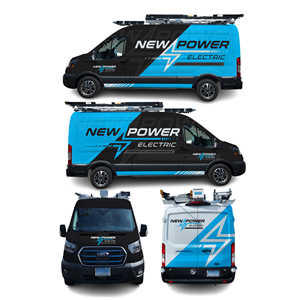 Car Wrap Design by Radsky17 for New Power Electric | Design: #30636302