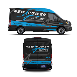 Car Wrap Design by yanuar wahyu h for New Power Electric | Design #30648536