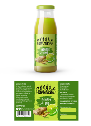 Label Design by Sergio Coelho for Humankind Ltd | Design: #30632983