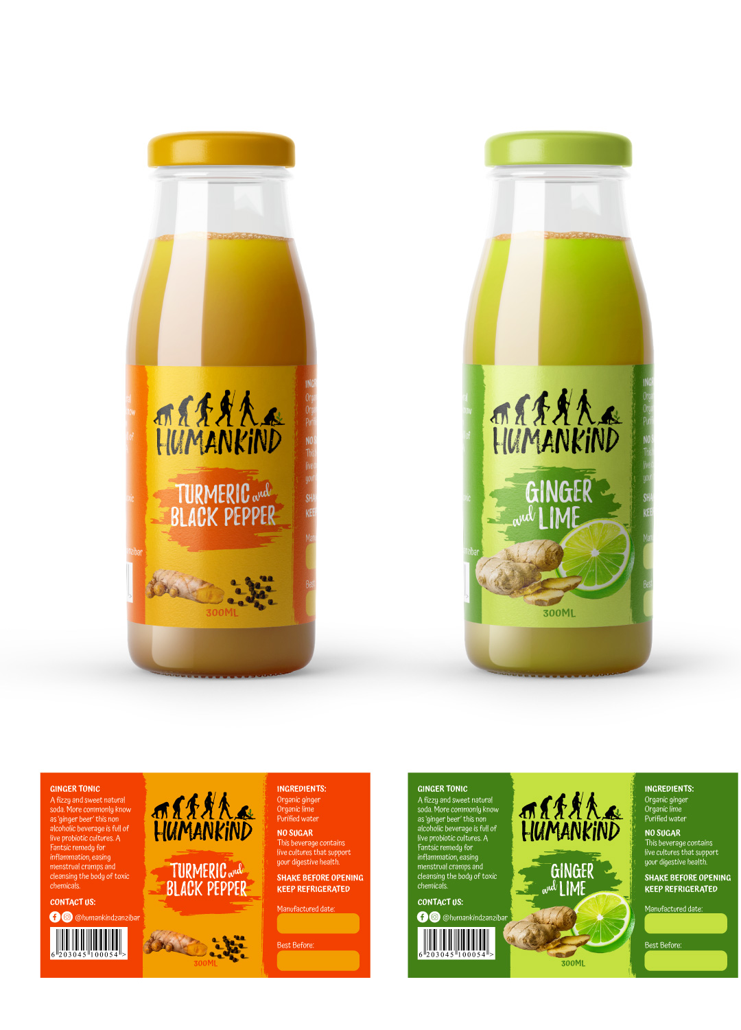 Label Design by Sergio Coelho for Humankind Ltd | Design #30633052
