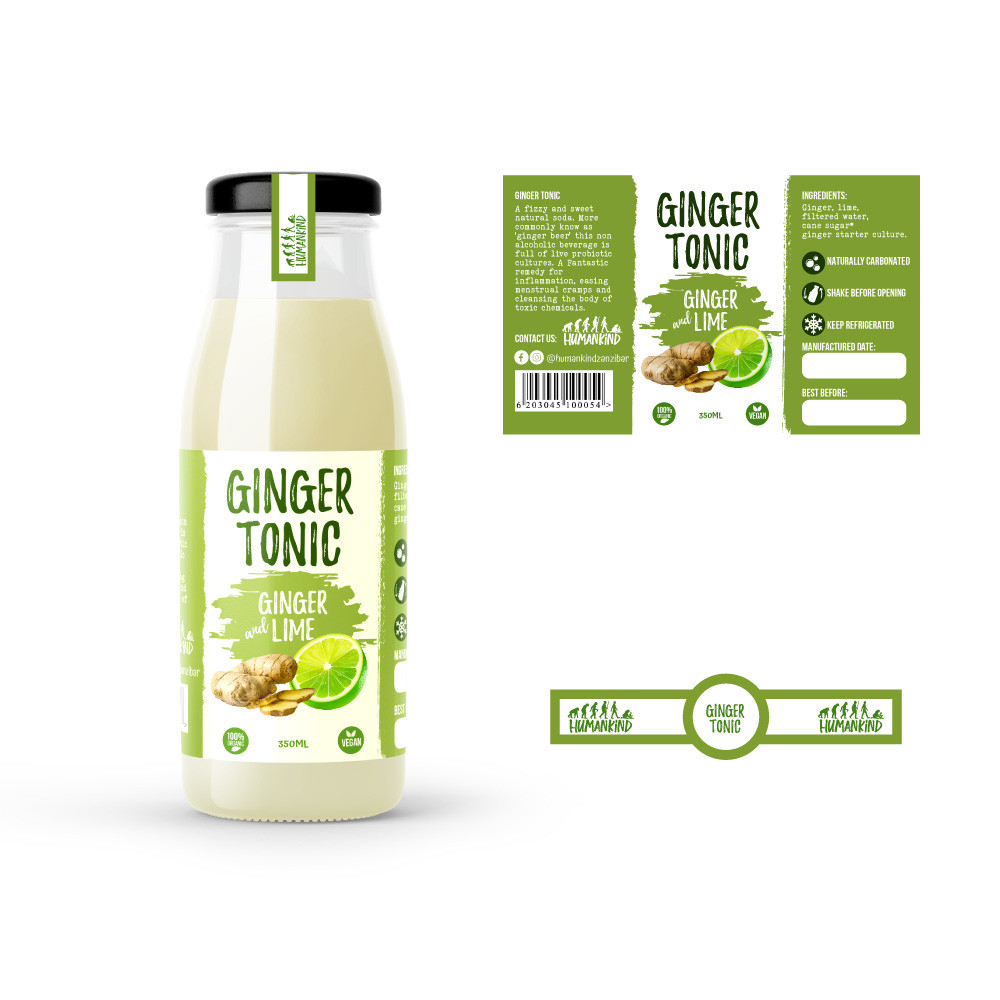 Label Design by Sergio Coelho for Humankind Ltd | Design #30688108