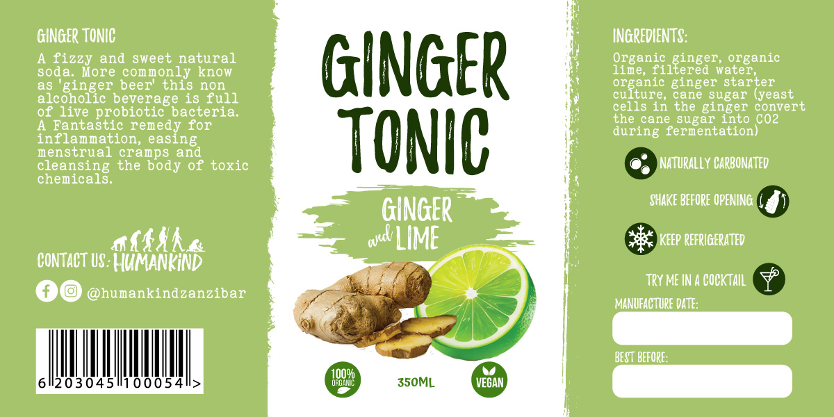 Label Design by Sergio Coelho for Humankind Ltd | Design #30704835