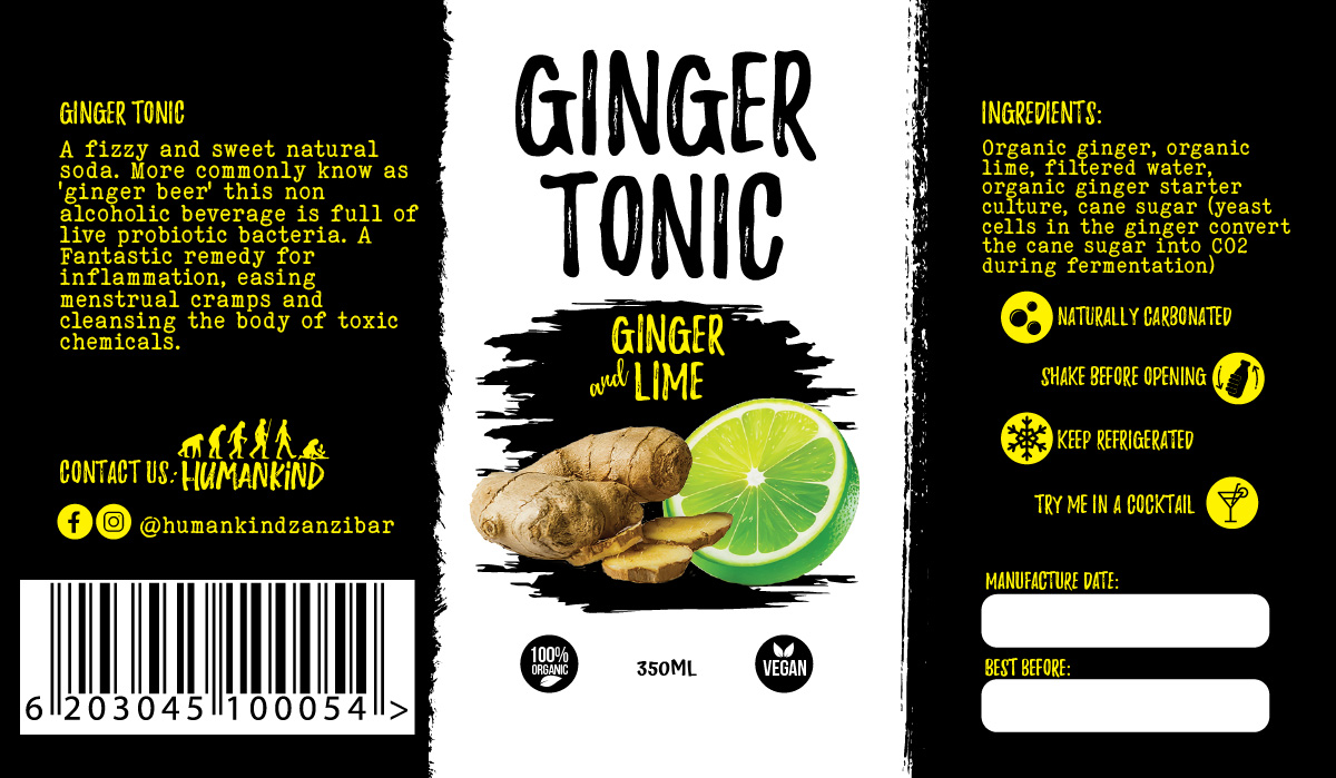 Label Design by Sergio Coelho for Humankind Ltd | Design #30937593