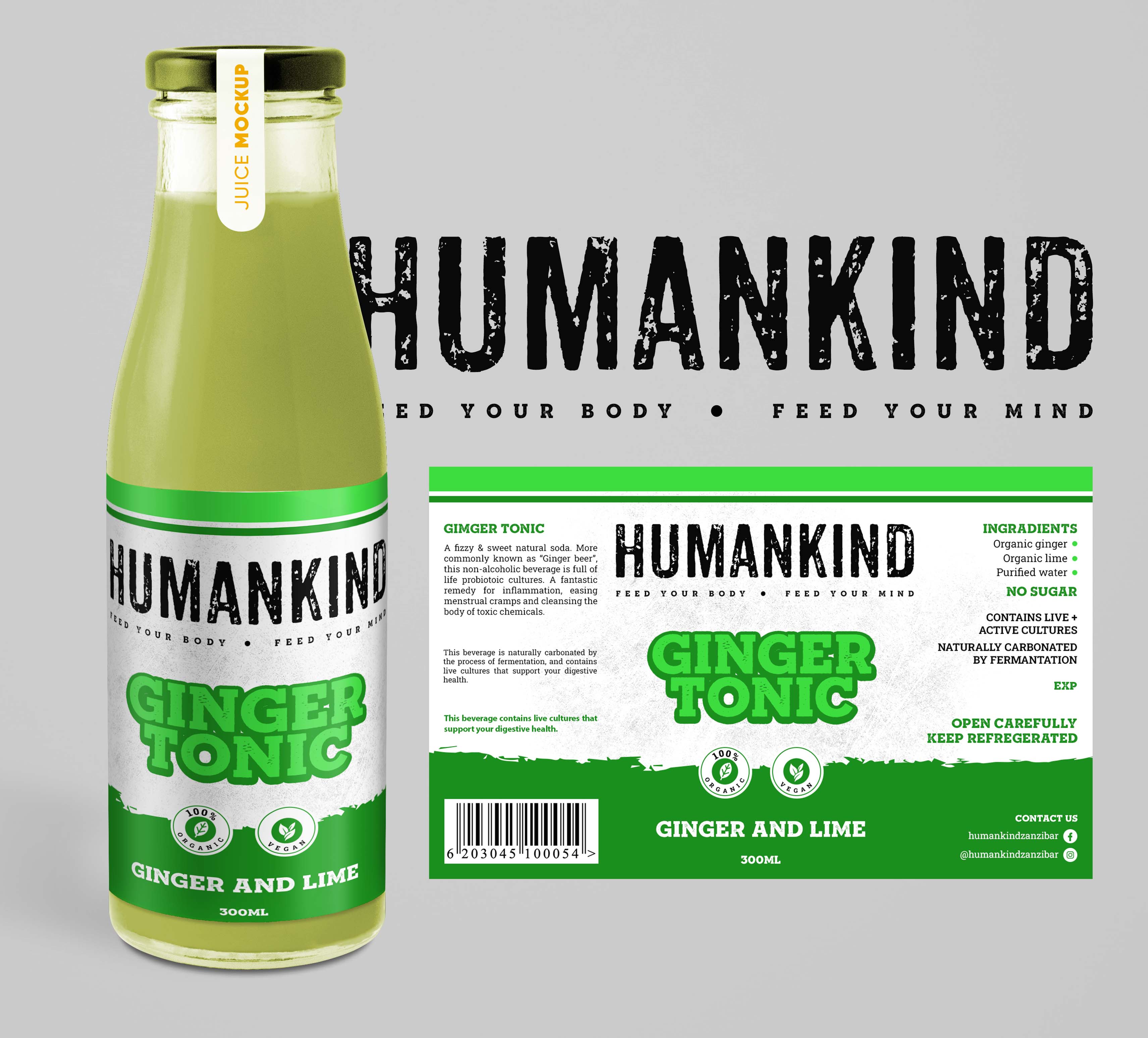 Label Design by Graphic Storm for Humankind Ltd | Design #30636838