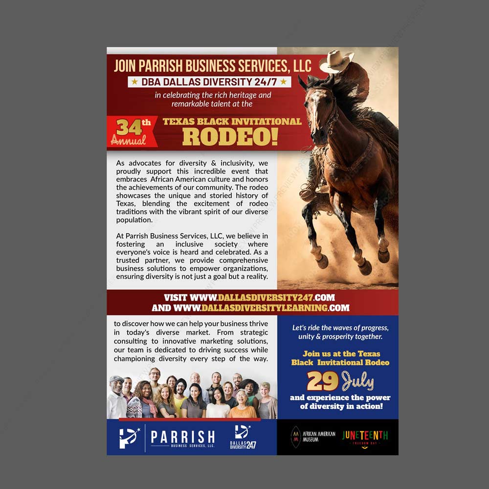 Diseño de Newsletter por DA. para Dallas Diversity 24/7 | Diseño: #30640441