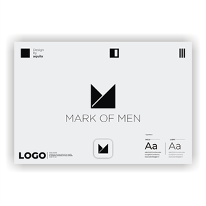 Logo Design by aquila© for The Mark of Men | Design: #30651522