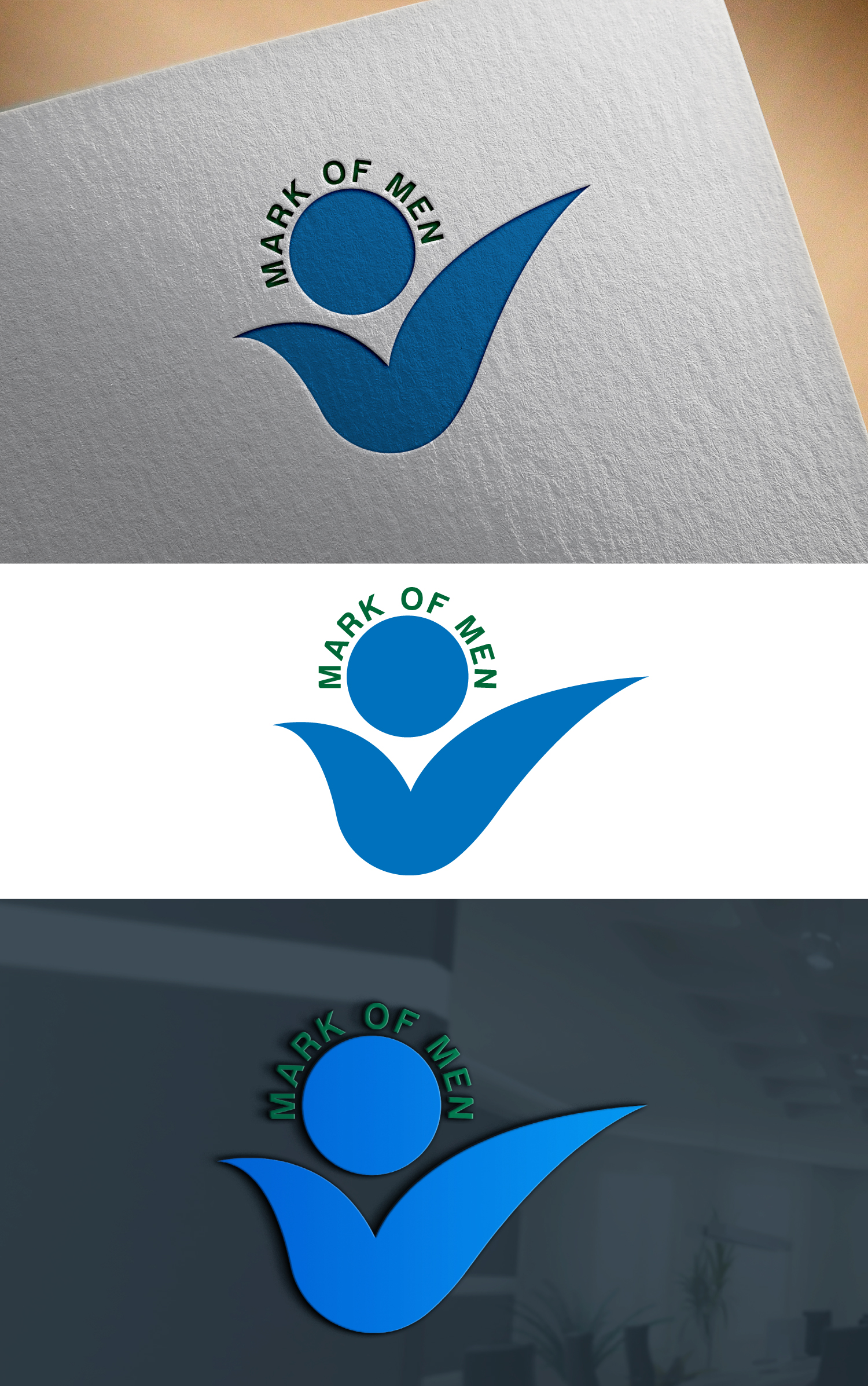 Logo Design by 100%design for The Mark of Men | Design #30627673