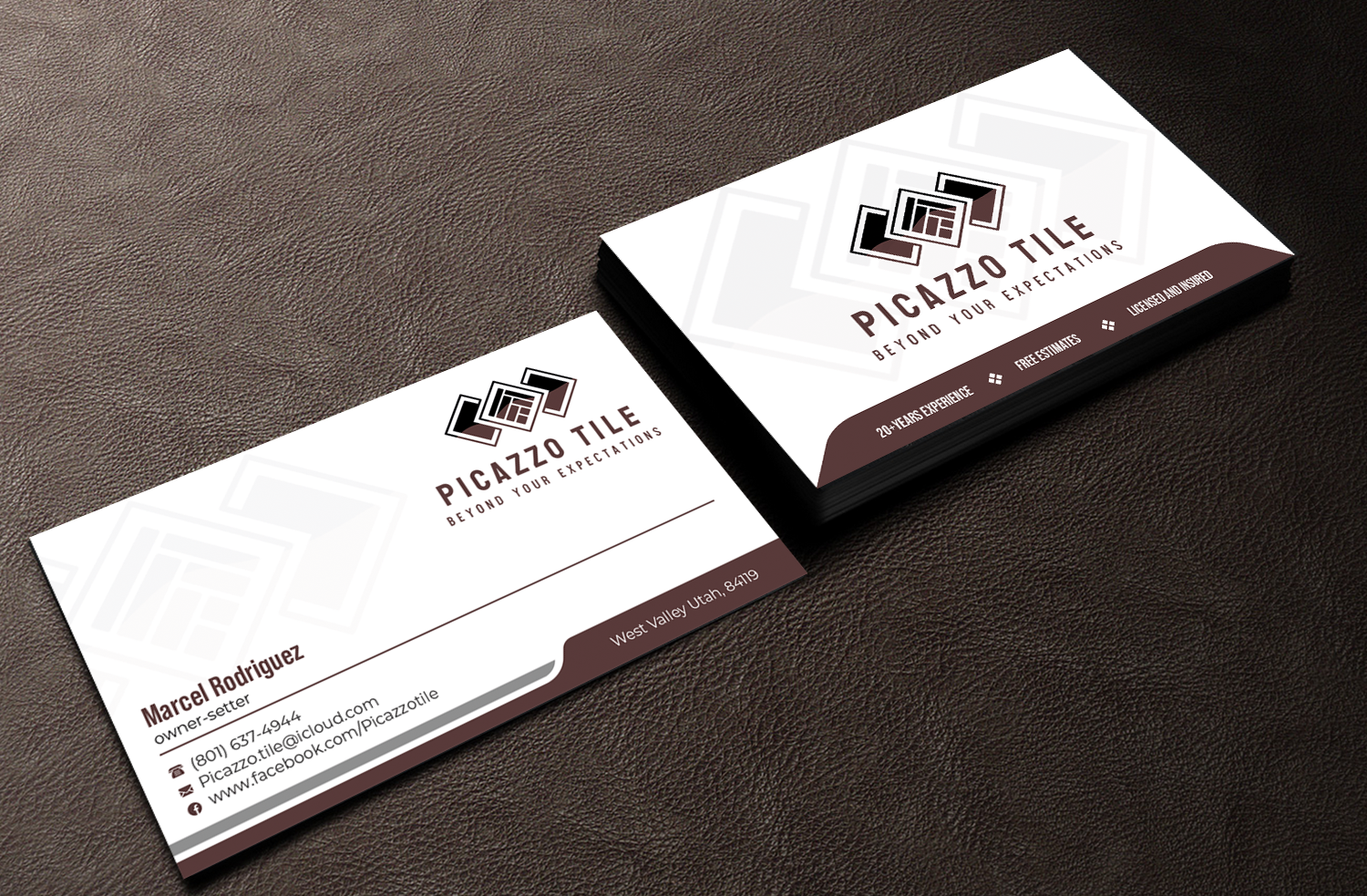 Diseño de Tarjeta de Presentación por Graphixpointt para Picazzo Tile  | Diseño #30615501