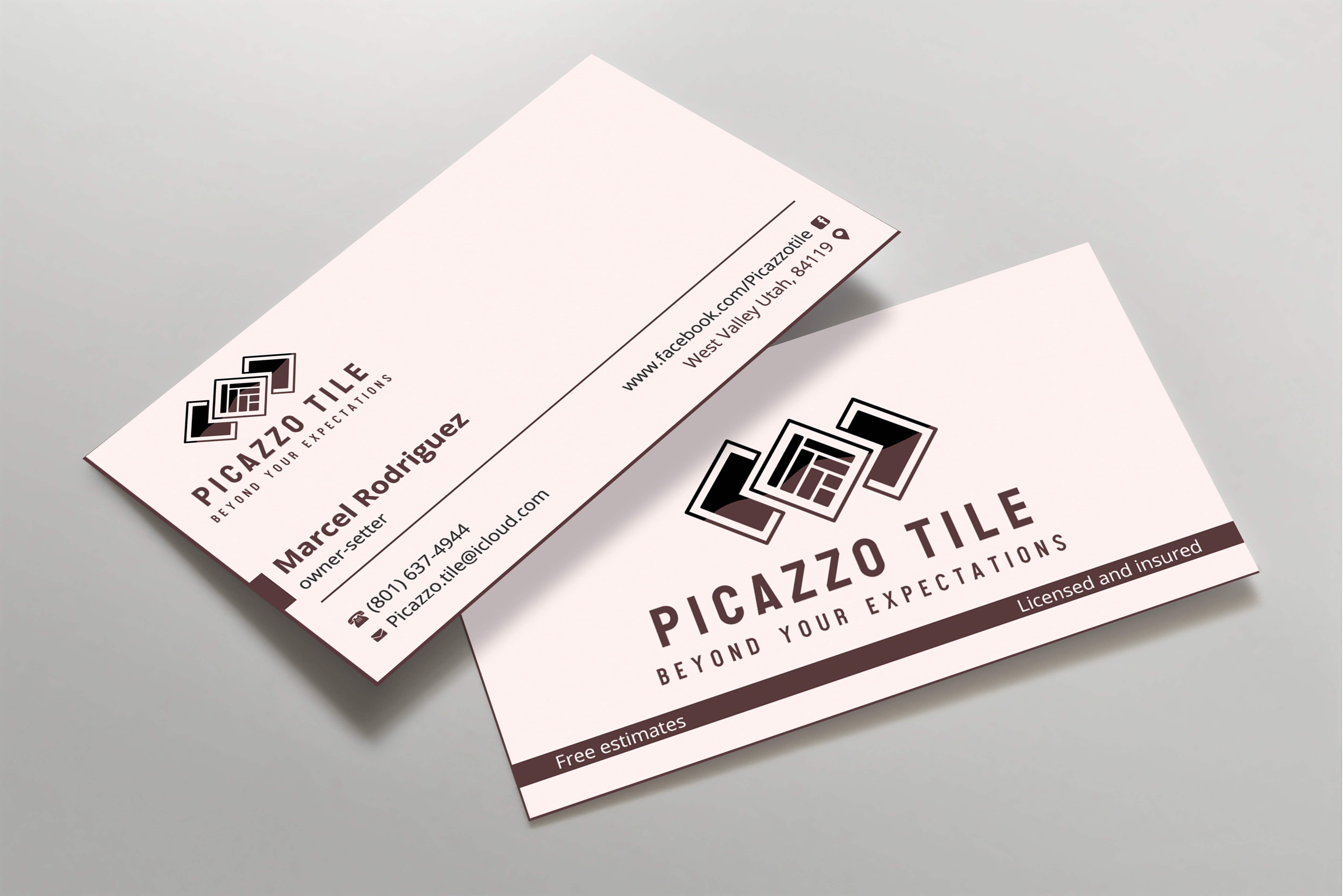 Business Card Design by Expert Bappy for Picazzo Tile  | Design #30615673