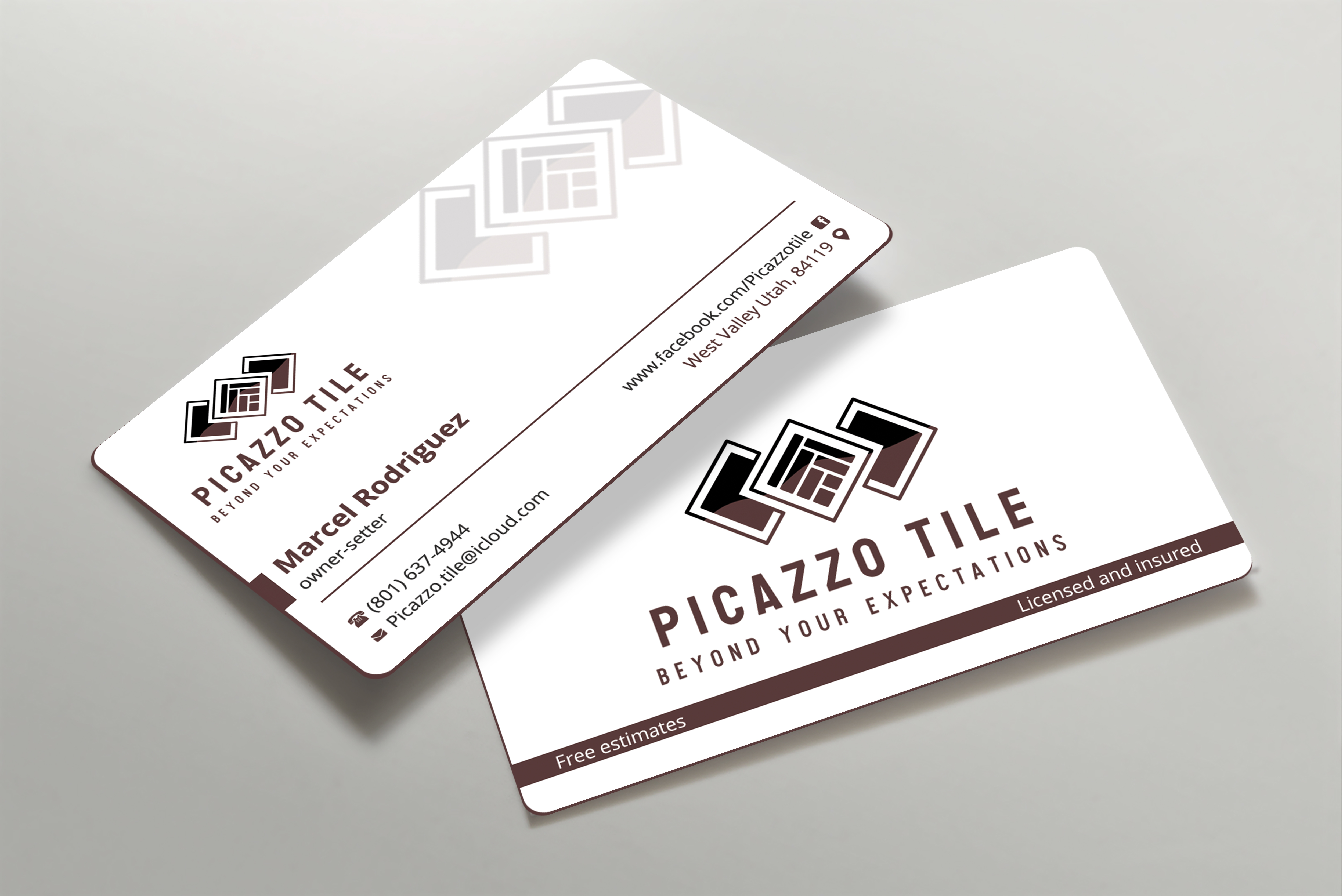 Business Card Design by Expert Bappy for Picazzo Tile  | Design #30615690