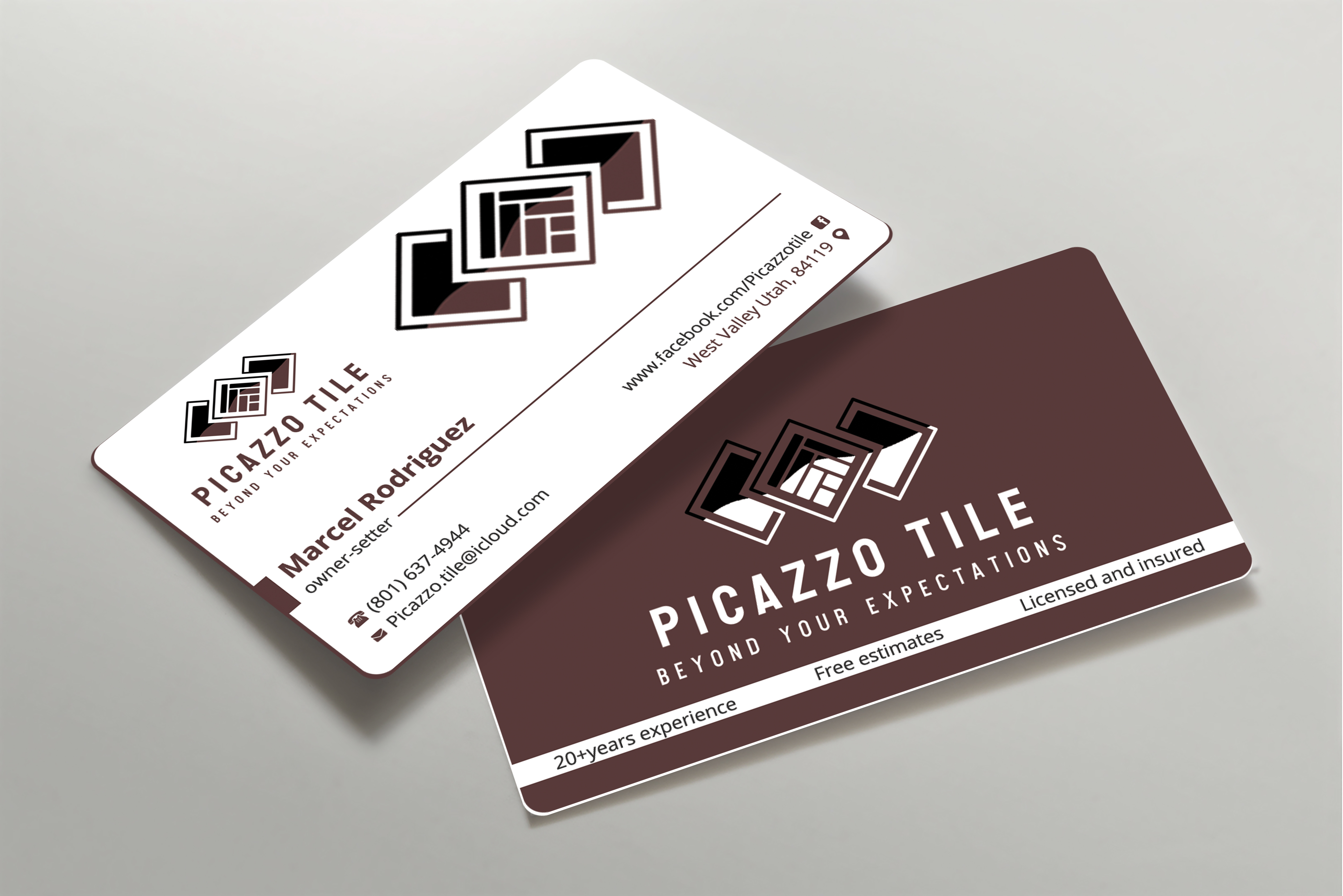 Business Card Design by Expert Bappy for Picazzo Tile  | Design #30620064
